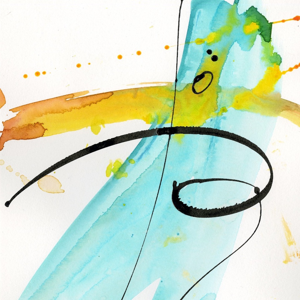 Original Abstract Zen Meditative Painting - Abstraction 2019-4